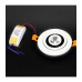 Поворотный круглый встраиваемый (LED) светильник даунлайт 110х45мм B751 7Вт 3000K IP40 (55774) Белый