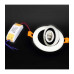 Поворотный круглый встраиваемый (LED) светильник даунлайт 110х45мм B753 7Вт 3000K IP40 (55776) Белый