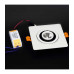 Поворотный квадратный встраиваемый (LED) светильник даунлайт 118х118х45мм B754 7Вт 6500K IP40 (55777) Белый