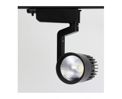 Трековый ЕВРО светодиодный (LED) светильник ICLED 20Вт 6500K IP40 160х220х220 мм (56062) Чёрный