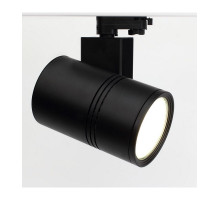 Трековый трехфазный светодиодный (LED) светильник ICLED Вт K IP40 190х180х200 мм (56352) Чёрный