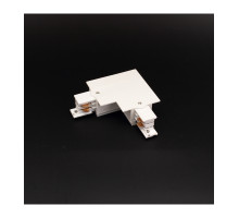 Коннектор L-образный встраиваемый трехфазный ICLED 110х110х33 мм (56615) Белый