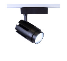 Трековый однофазный светодиодный (LED) светильник ICLED 30Вт 6500K IP40 180х95х180 мм (57494) Чёрный
