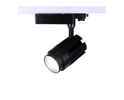 Трековый трехфазный светодиодный (LED) светильник ICLED 30Вт 3000K IP40 200х100х210 мм (57498) Чёрный