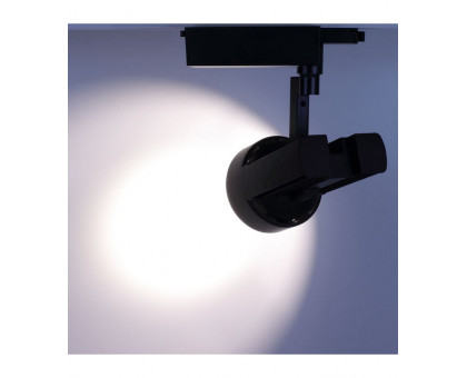Трековый однофазный светодиодный (LED) светильник ICLED 50Вт 6500K IP40 200х90х280 мм (57547) Чёрный