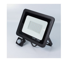 Светодиодный (LED) прожектор ICLED 175-265В 50Вт (78466) с датчиком движения