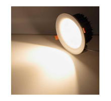 Круглый встраиваемый (LED) светильник даунлайт 175мм AR73 30Вт 3000K IP40 (78542) Белый