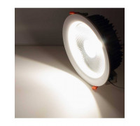Круглый встраиваемый (LED) светильник даунлайт 225мм AR77 40Вт 4000K IP40 (78546) Белый