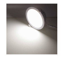 Круглый встраиваемый (LED) светильник даунлайт 170мм AR83 15Вт 4000K IP40 (78552) Белый