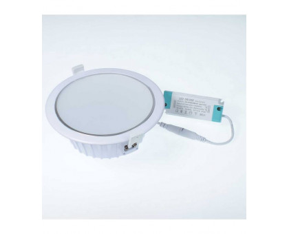 Круглый встраиваемый (LED) светильник даунлайт 170мм AR84 15Вт 6500K IP40 (78553) Белый