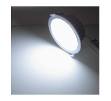 Круглый встраиваемый (LED) светильник даунлайт 170мм AR84 15Вт 6500K IP40 (78553) Белый