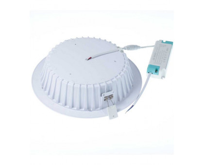 Круглый встраиваемый (LED) светильник даунлайт 230мм AR90 30Вт 4000K IP40 (78557) Белый