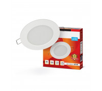 Круглый встраиваемый (LED) светильник 120х18 IN HOME RLP 6Вт 230В 4000К IP40 (4690612009995) Белый