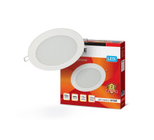 Круглый встраиваемый (LED) светильник 170х18 IN HOME RLP 12Вт 230В 4000К IP40 (4690612010007) Белый