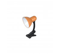 Настольная LED лампа с цоколем Е27 IN HOME СНП-01О (4690612012780) Оранжевый на прищепке