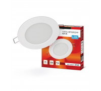 Круглый встраиваемый (LED) светильник 95х30 IN HOME RLP-VC 6Вт 230В 4000К IP40 (4690612023342) Белый