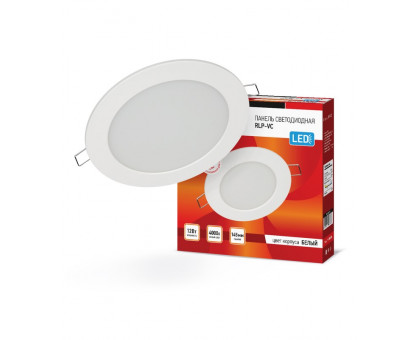 Круглый встраиваемый (LED) светильник 145х30 IN HOME RLP-VC 12Вт 230В 4000К IP40 (4690612023366) Белый