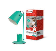 Настольная LED лампа с цоколем Е27 IN HOME СНО 16З (4690612035918) Зеленый с органайзером
