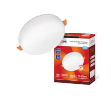 Круглый встраиваемый (LED) светильник 120х34 IN HOME RLP-FL 18Вт 230В 4000К IP20 (4690612036694) Белый