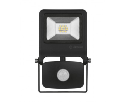 Светодиодный (LED) прожектор LEDVANCE FLOODLIGHT VALUE Sensor 10 W 4000 K IP44 BK 10 Вт (4058075268685) с датчиком движения