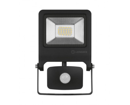 Светодиодный (LED) прожектор LEDVANCE FLOODLIGHT VALUE Sensor 20 W 4000 K IP44 BK 20 Вт (4058075268708) с датчиком движения
