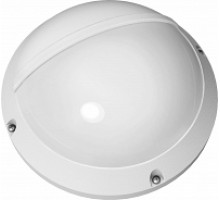 Круглый накладной (LED) светильник ЖКХ ДПБ Navigator NBL-PR3-12-4K-WH-SNR-LED 12Вт 4000K IP65 235х96 мм (94844) с микроволновым датчиком движения