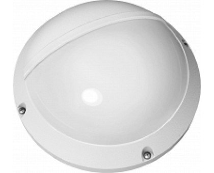 Круглый накладной (LED) светильник ЖКХ ДПБ Navigator NBL-PR3-12-4K-WH-SNR-LED 12Вт 4000K IP65 235х96 мм (94844) с микроволновым датчиком движения