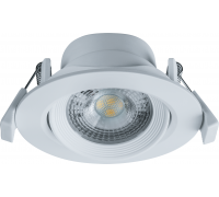Поворотный Круглый встраиваемый (LED) светильник даунлайт 90х45 Navigator NDL-PR5-5W-840-WH 5Вт 4000К IP20 (61018) Белый