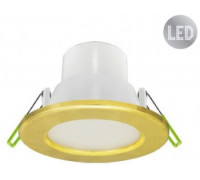 Поворотный Круглый встраиваемый (LED) светильник даунлайт 83х58 Navigator NDL-P2-5W-830-GD 5Вт 4000К IP44 (71367) Золото