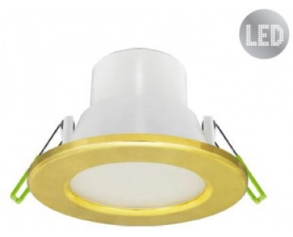 Поворотный Круглый встраиваемый (LED) светильник даунлайт 83х58 Navigator NDL-P2-5W-830-GD 5Вт 4000К IP44 (71367) Золото