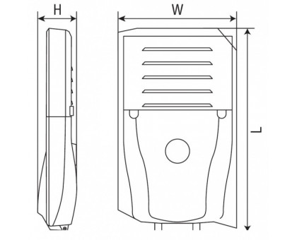 Консольный уличный светодиодный (LED) светильник Navigator NSF-PW-120-5K-LED 120Вт 5000K (71457) Холодный белый свет