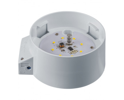 Круглый накладной (LED) светильник ЖКХ ДПБ Navigator DPB-03-LED 6Вт 4000K IP20 93х46 мм (80345) с оптико-акустическим датчиком движения