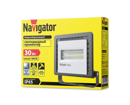 Светодиодный (LED) прожектор Navigator 14 144 NFL-01-30-6.5K-LED 30 Вт Дневной белый свет