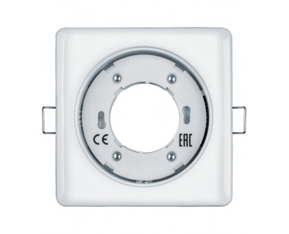 Квадратный встраиваемый светильник под лампу GX53 Navigator NGX-S2-001-GX53 IP20 107х107х40,5 мм (14213) Белый