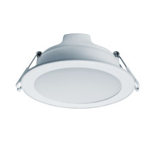 Круглый встраиваемый (LED) светильник даунлайт 140х45 Navigator NDL-P3-12W-840-WH-LED 12Вт 4000К IP44 (14479) Белый