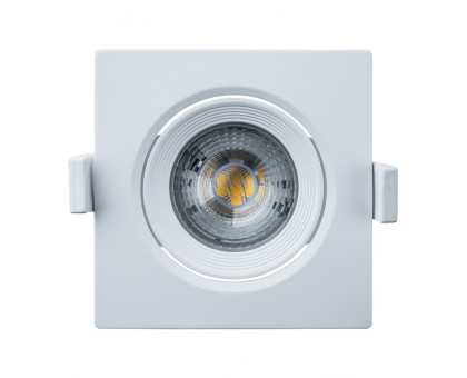 Поворотный Квадратный встраиваемый (LED) светильник даунлайт 90х90х45 Navigator NDL-PS5-5W-840-WH-LED 5Вт 4000К IP20 (61019) Белый