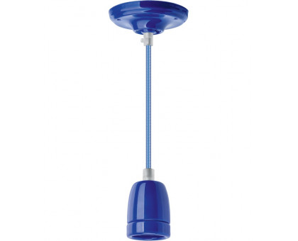 Декоративный подвесной светильник Navigator NIL-SF03-012-E27 под лампу E27 (61532) Синий