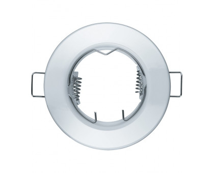 Круглый встраиваемый светильник под лампу MR16 с цоколем GU5.3 Navigator NFS-R1-001-MR16-GU5.3 IP20 80х30 мм (61596) Белый