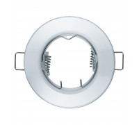 Круглый встраиваемый светильник под лампу MR16 с цоколем GU5.3 Navigator NFS-R1-001-MR16-GU5.3 IP20 80х30 мм (61596) Белый