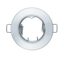 Круглый встраиваемый светильник под лампу MR16 с цоколем GU5.3 Navigator NFS-R1-001-MR16-GU5.3 IP20 80х30 мм (61596) Белый