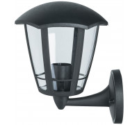 Садово-парковый светильник под лампу с цоколем E27 Navigator NOF-P04-BL-IP44-E27 Шестигранник (61614) Черный