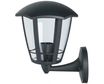 Садово-парковый светильник под лампу с цоколем E27 Navigator NOF-P04-BL-IP44-E27 Шестигранник (61614) Черный