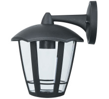Садово-парковый светильник под лампу с цоколем E27 Navigator NOF-P05-BL-IP44-E27 v2 Шестигранник (61615) Черный
