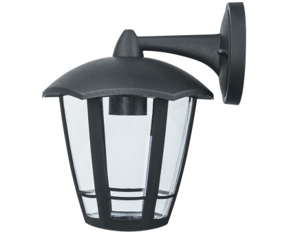 Садово-парковый светильник под лампу с цоколем E27 Navigator NOF-P05-BL-IP44-E27 v2 Шестигранник (61615) Черный