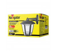 Садово-парковый светодиодный (LED) светильник Navigator NOF-P05-8-4K-BL-IP44-LED 8Вт 4000K Шестигранник (61620) Черный