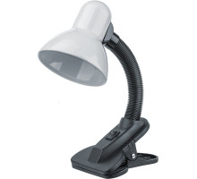 Настольная LED лампа с цоколем Е27 Navigator NDF-C011-60W-WH-E27 (61639) Белый на прищепке