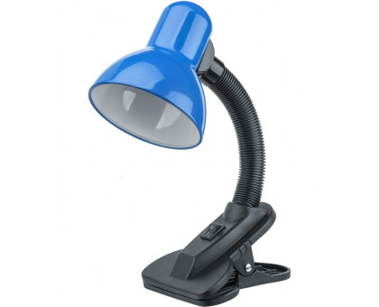 Настольная LED лампа с цоколем Е27 Navigator NDF-C011-60W-B-E27  (61641) Синий на прищепке