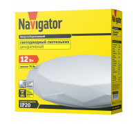 Декоративный светодиодный (LED) светильник Navigator NBL-R10-12-4K-IP20-LED  4000К 260х90 мм (61753) с эффектом звездное небо