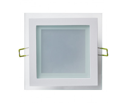 Квадратный встраиваемый (LED) светильник даунлайт 160х160х41 Navigator NDL-SP3-15W-840 15Вт 4000К IP20 (71272) Белый со стеклом