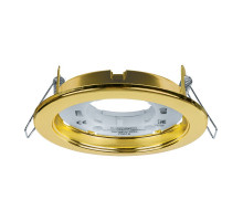 Круглый встраиваемый светильник под лампу GX53 Navigator NGX-R1-002-GX53 IP20 106х23 мм (71278) Золото